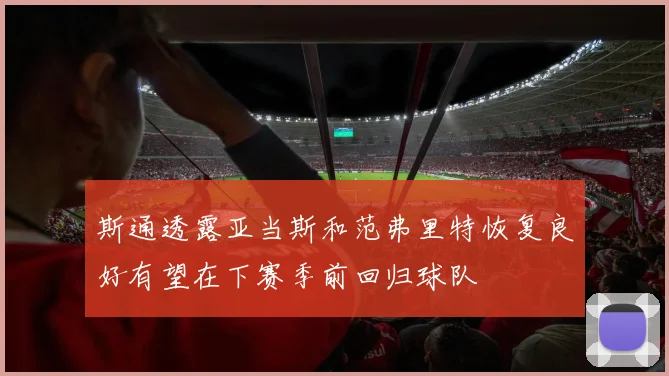 斯通透露亚当斯和范弗里特恢复良好有望在下赛季前回归球队
